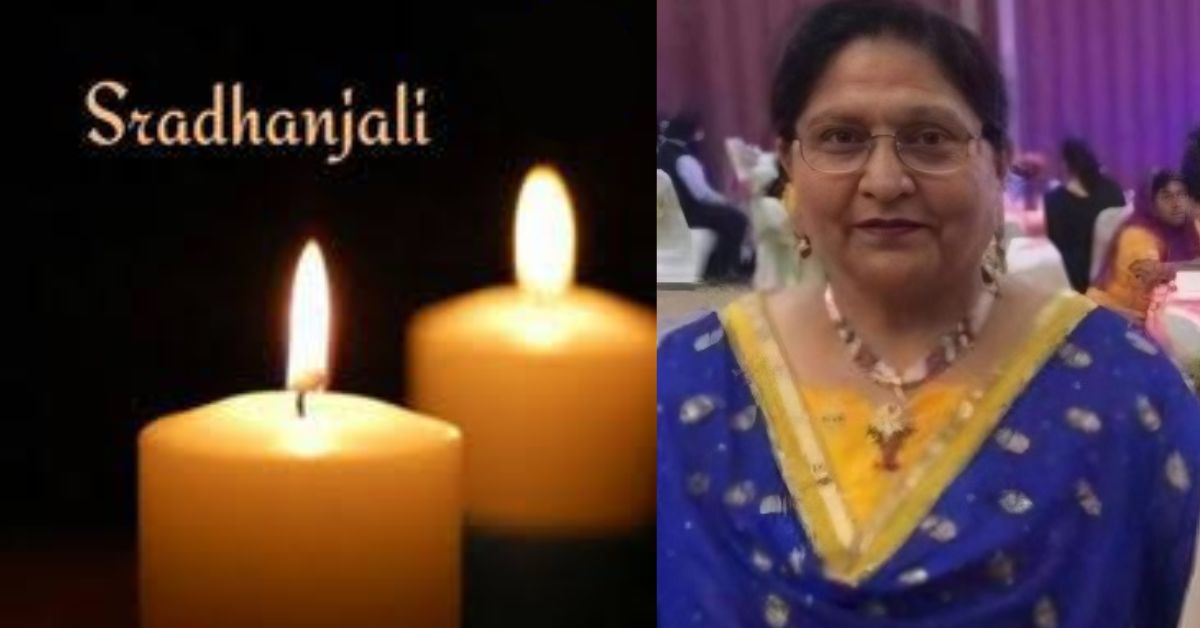 a woman in a blue dress and a yellow dress with a lit candle Haryana News